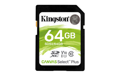 Kingston Canvas Select Plus SD - 64GB